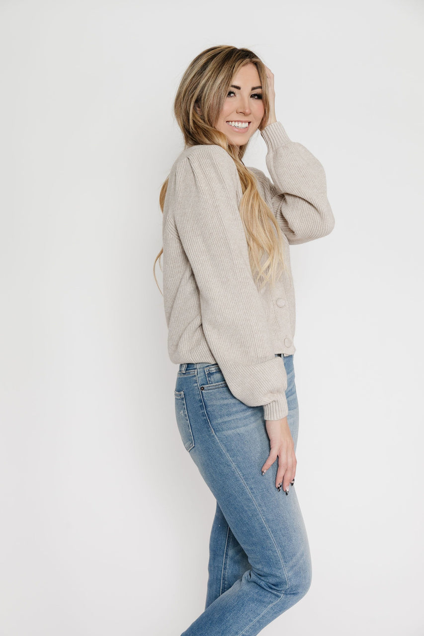 Scarlett Cardigan in Taupe