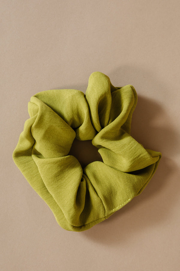 Yellow Green Scrunchie