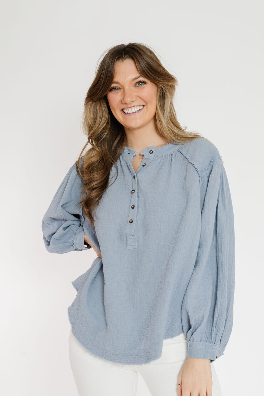 Stanley Blouse in Everblue