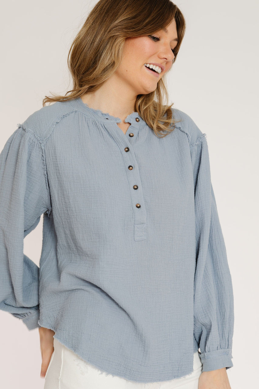 Stanley Blouse in Everblue