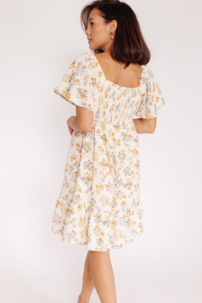 Starley Dress in Créme Floral