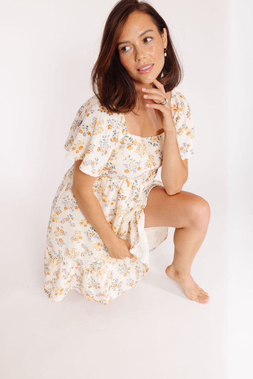 Starley Dress in Créme Floral