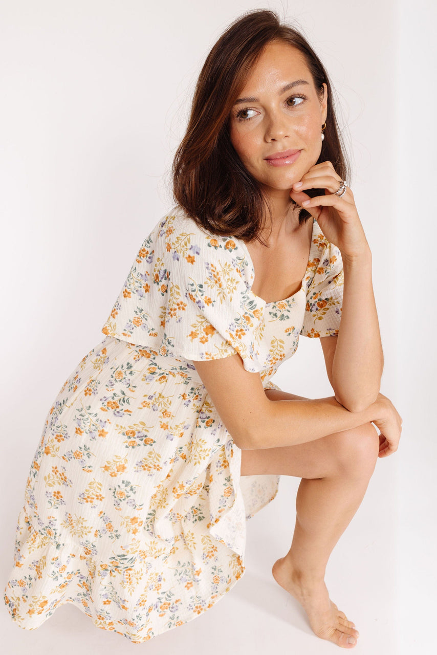 Starley Dress in Créme Floral