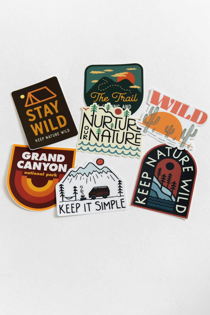 Keep Nature Wild Vinyl Sticker