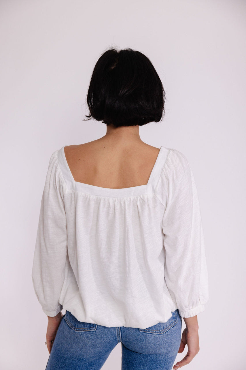 Sugar Knit Tee in Ivory