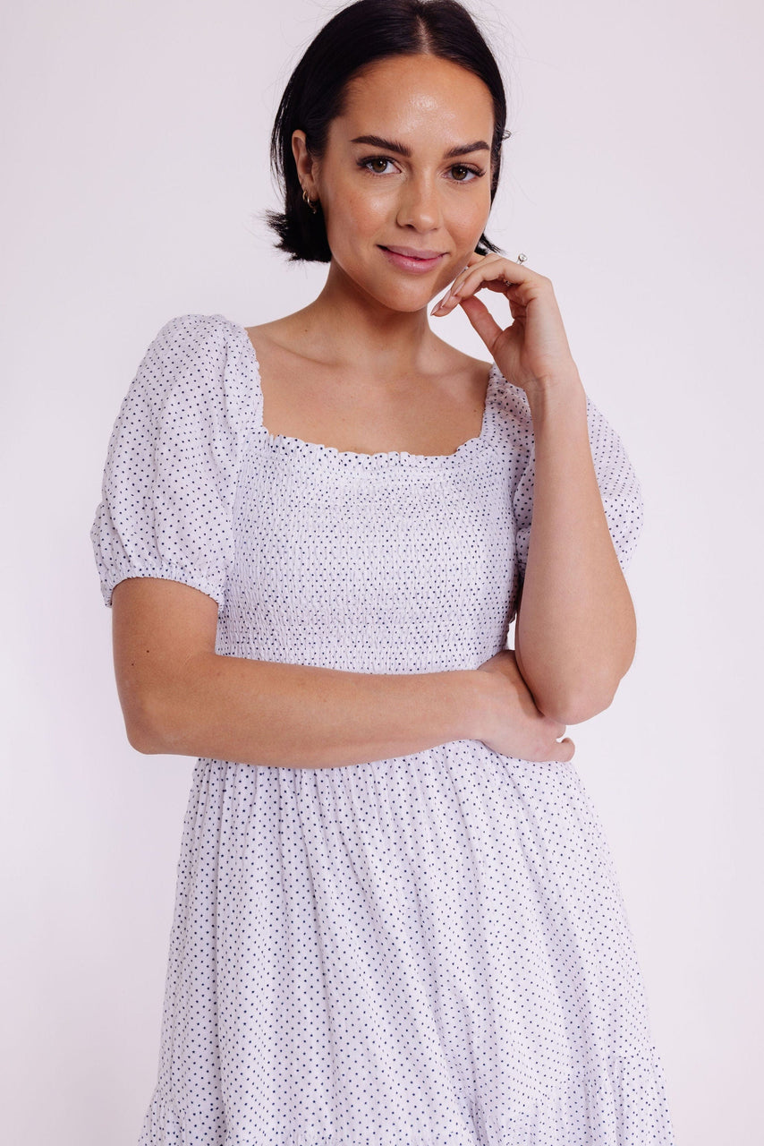 Suzanna Dress in Off white