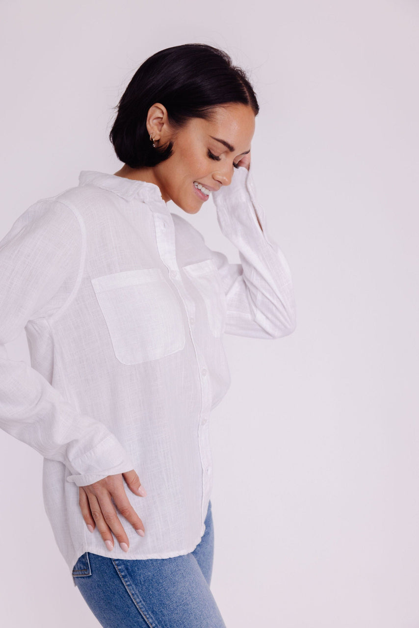 Tallulah Blouse in White