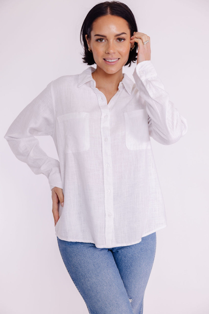 Tallulah Blouse in White
