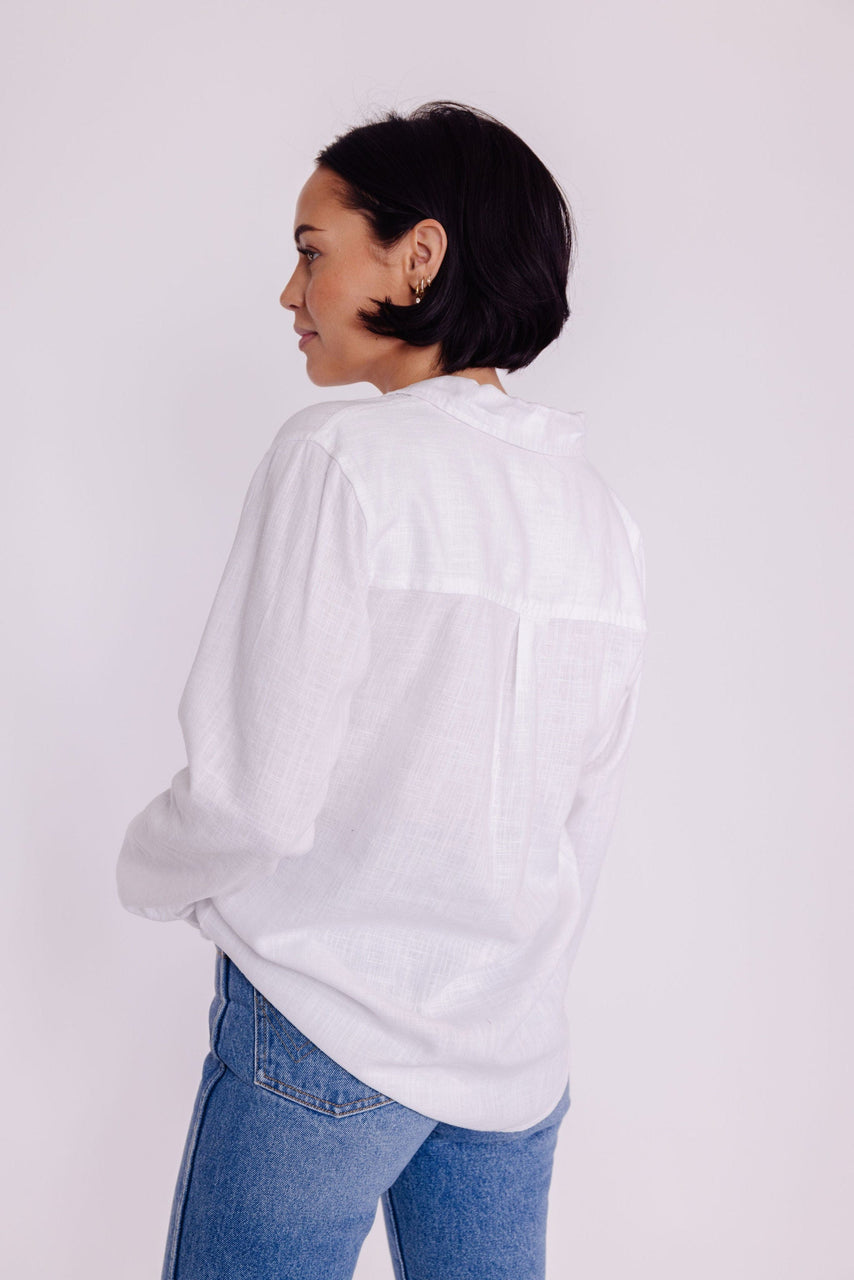 Tallulah Blouse in White