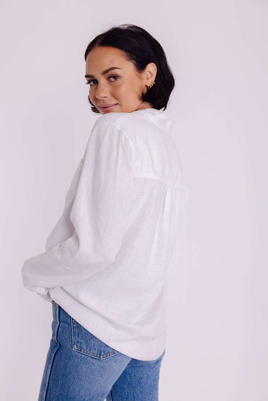 Tallulah Blouse in White