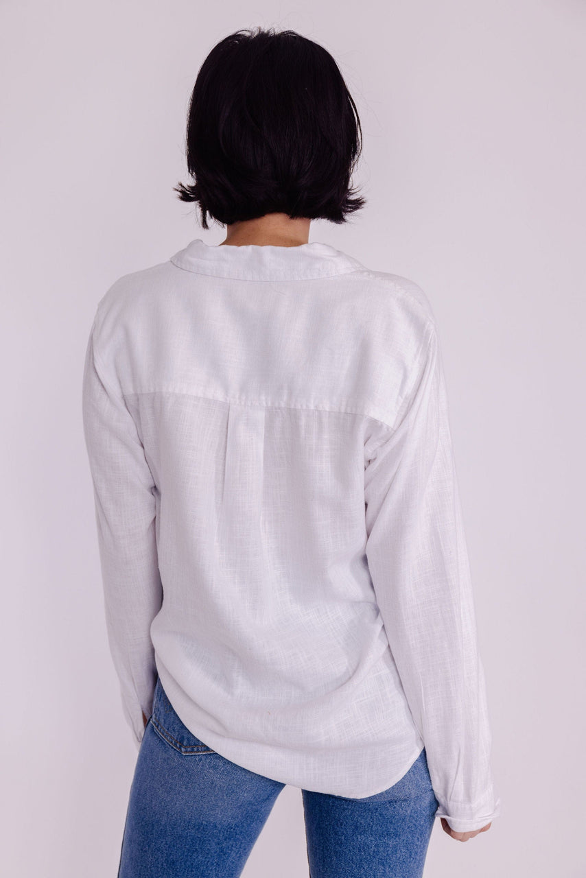 Tallulah Blouse in White