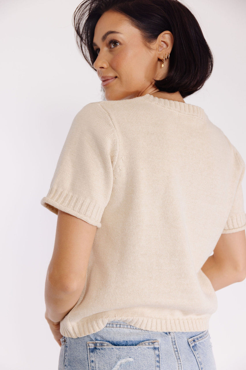 Tash Cardigan in Beige