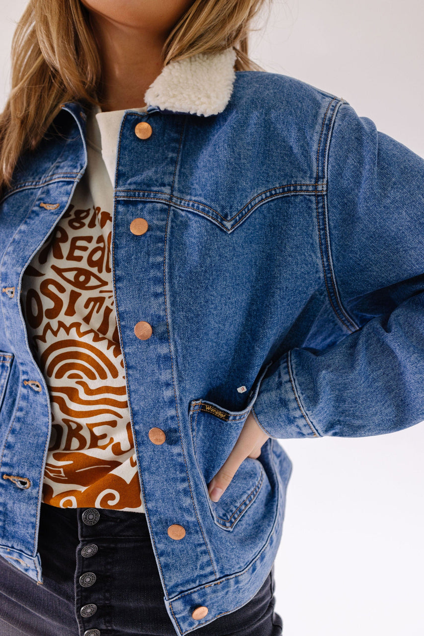 Wrangler Western Ranch Jacket in Md. Wash