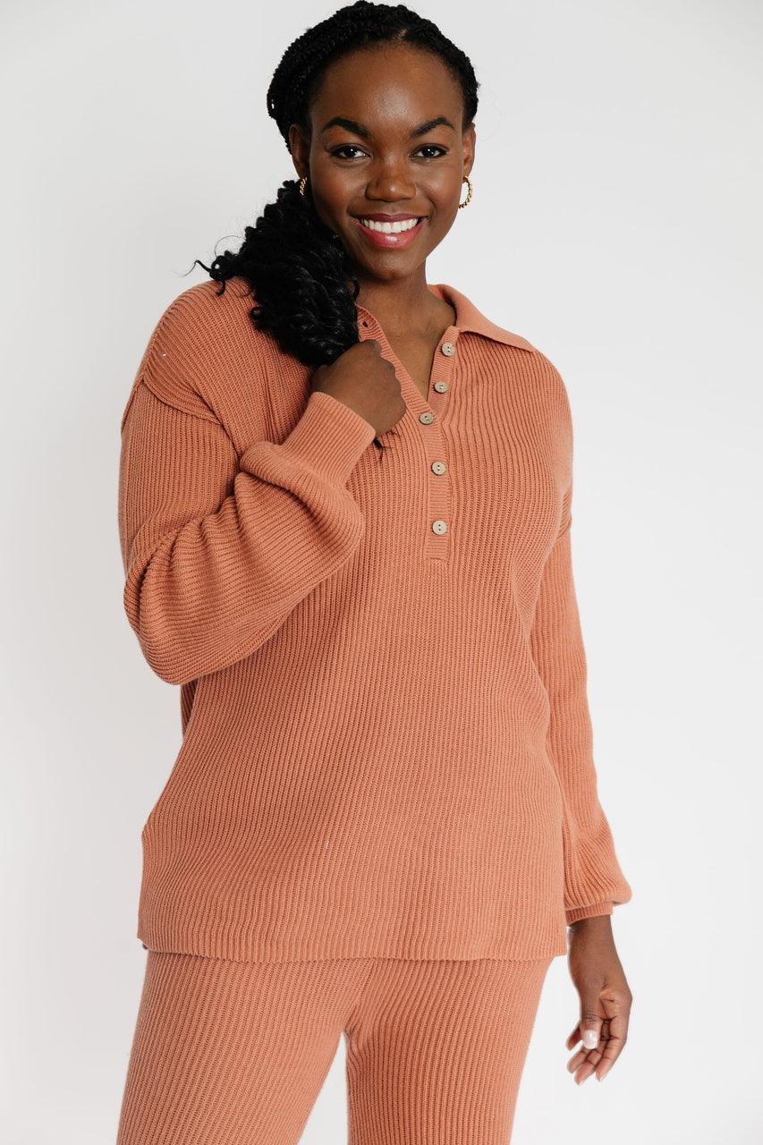 Wyatt Sweater Set in Burnt Ginger