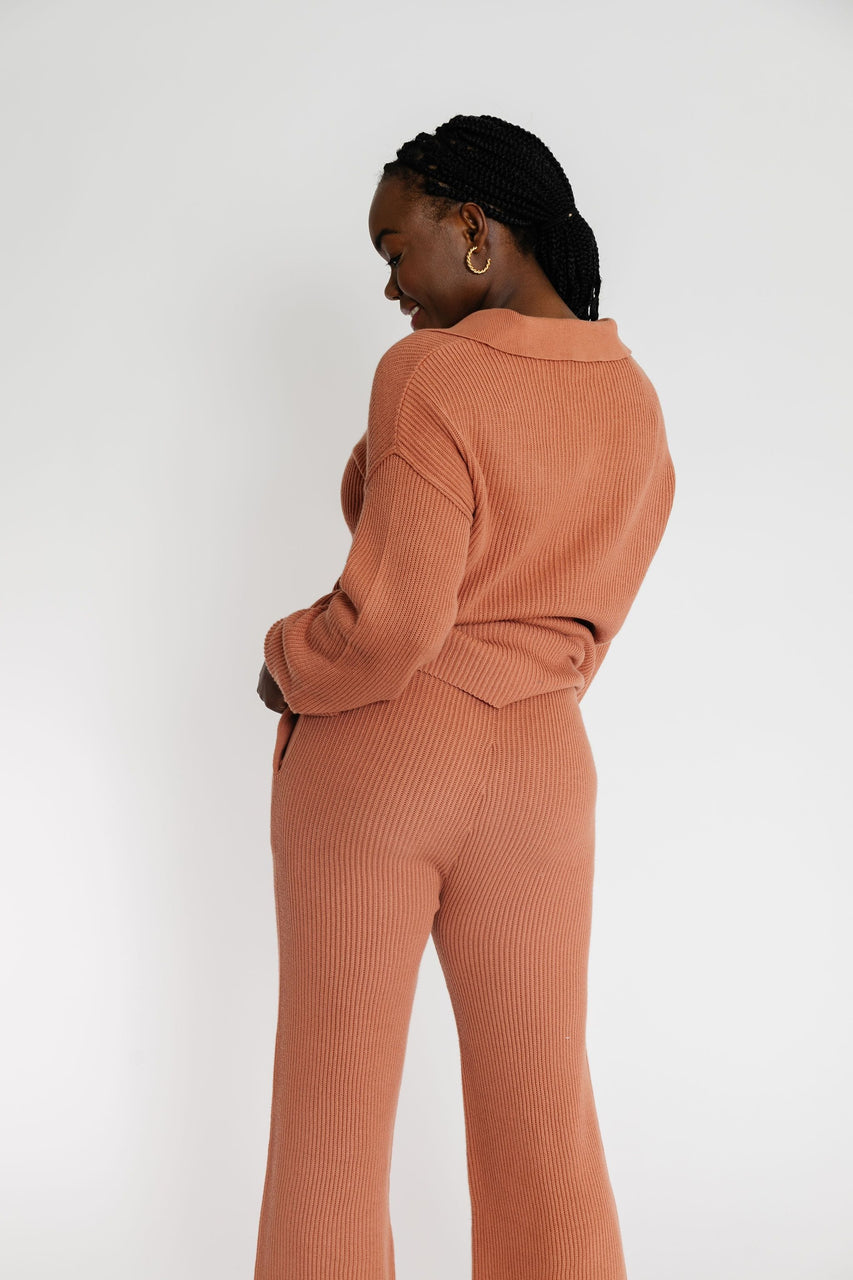 Wyatt Sweater Set in Burnt Ginger