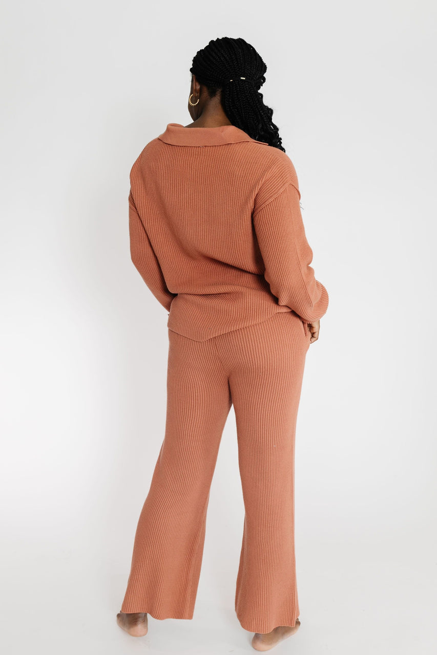 Wyatt Sweater Set in Burnt Ginger