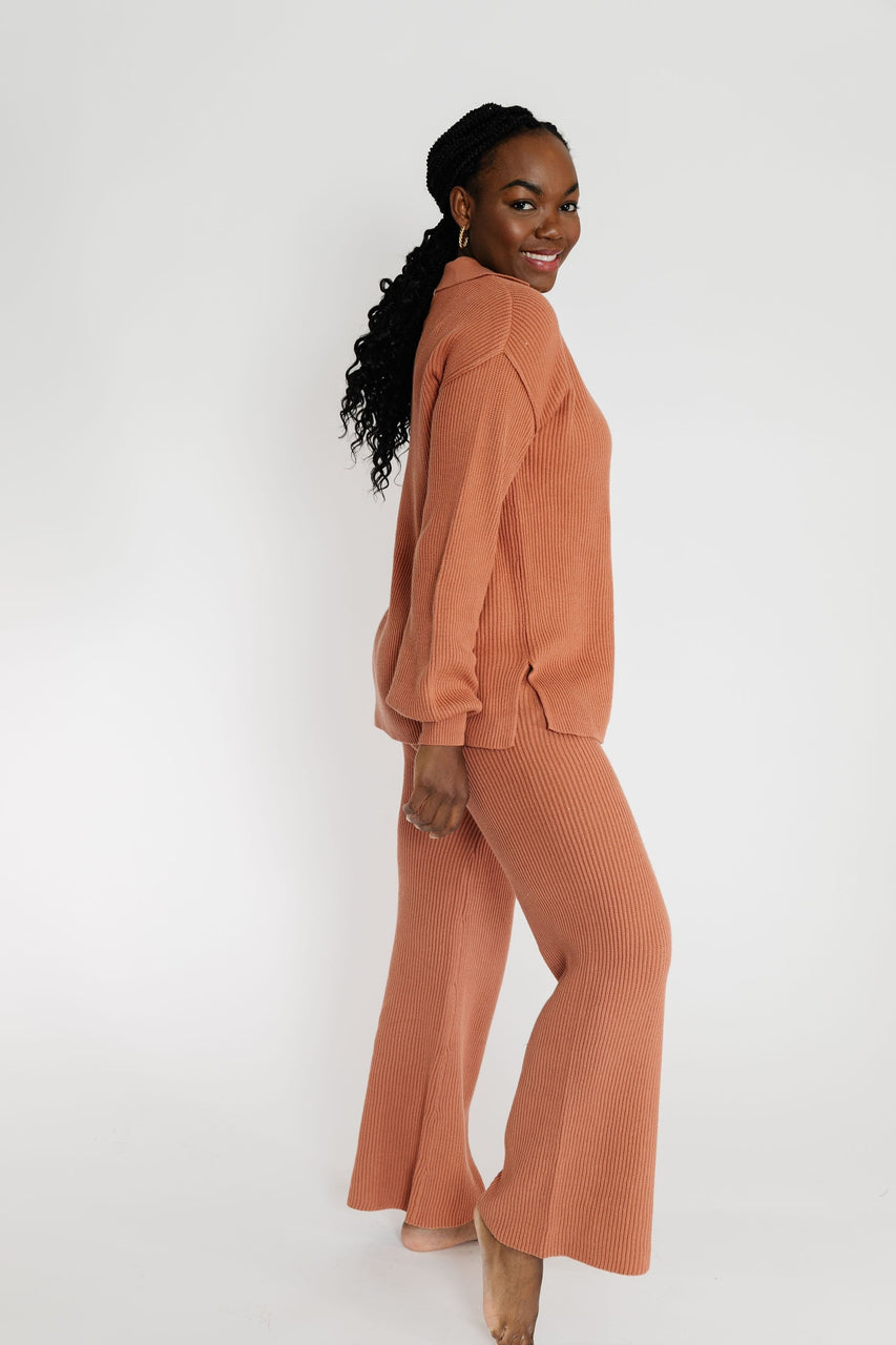 Wyatt Sweater Set in Burnt Ginger