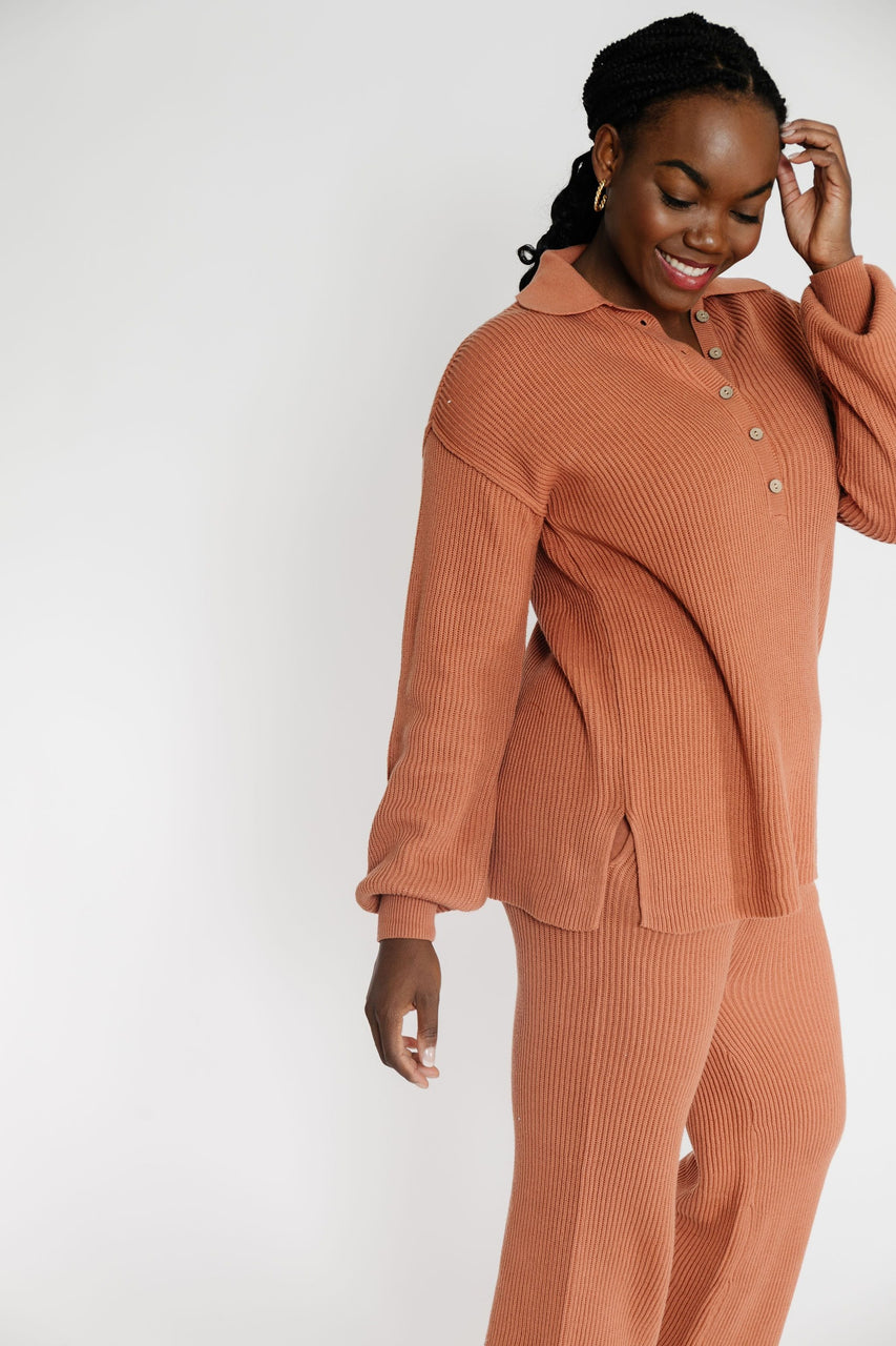 Wyatt Sweater Set in Burnt Ginger