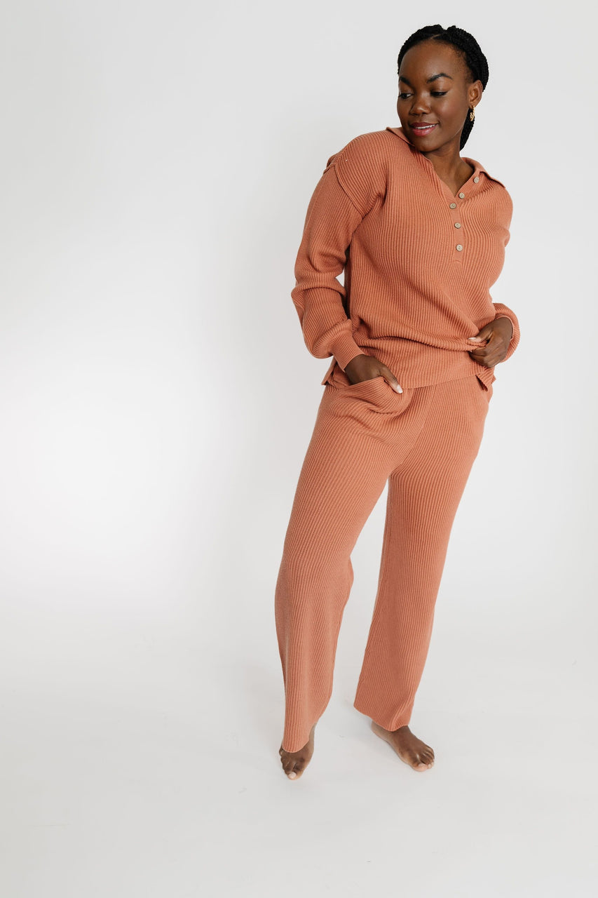 Wyatt Sweater Set in Burnt Ginger