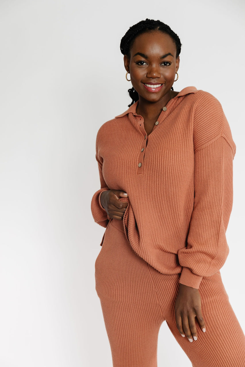Wyatt Sweater Set in Burnt Ginger