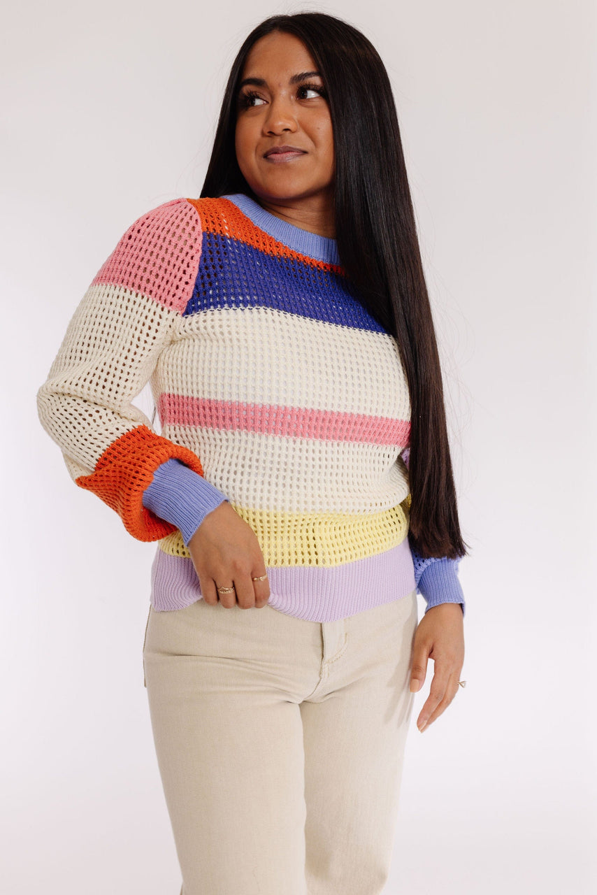 FRNCH Yona Sweater in Rainbow
