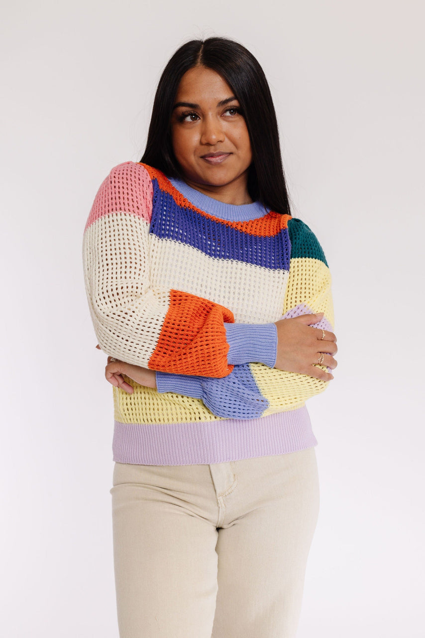 FRNCH Yona Sweater in Rainbow