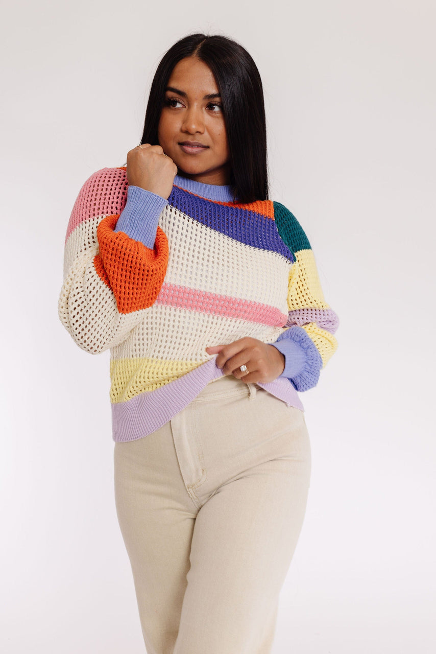 FRNCH Yona Sweater in Rainbow