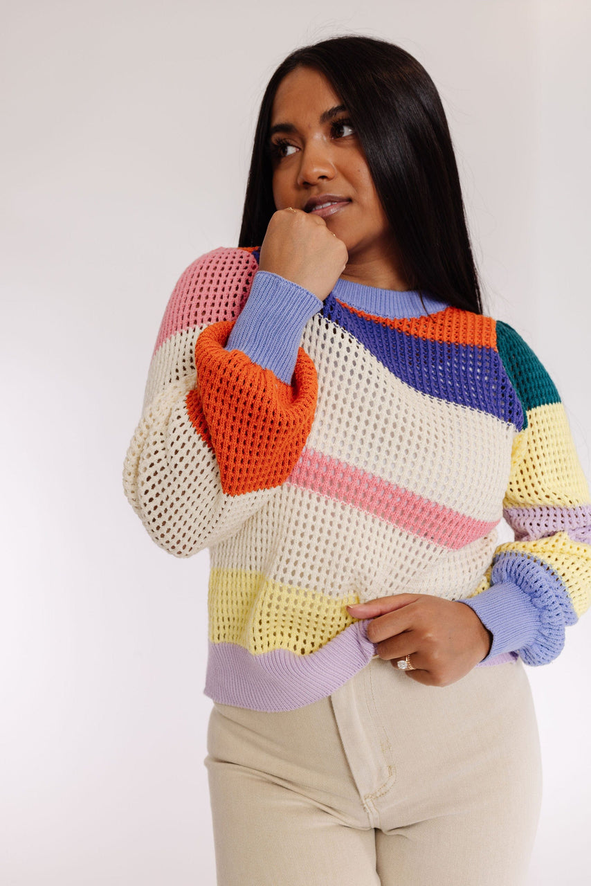 FRNCH Yona Sweater in Rainbow