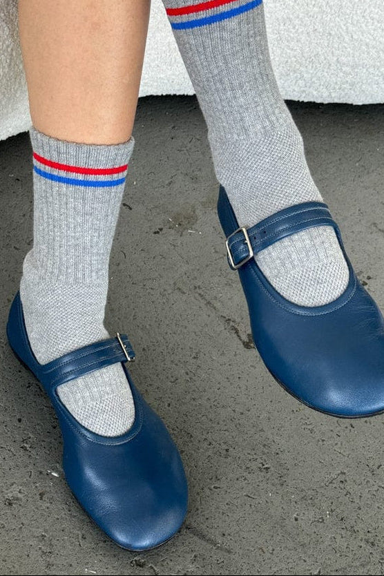 Le Bon Shoppe Boyfried Sock in True Grey
