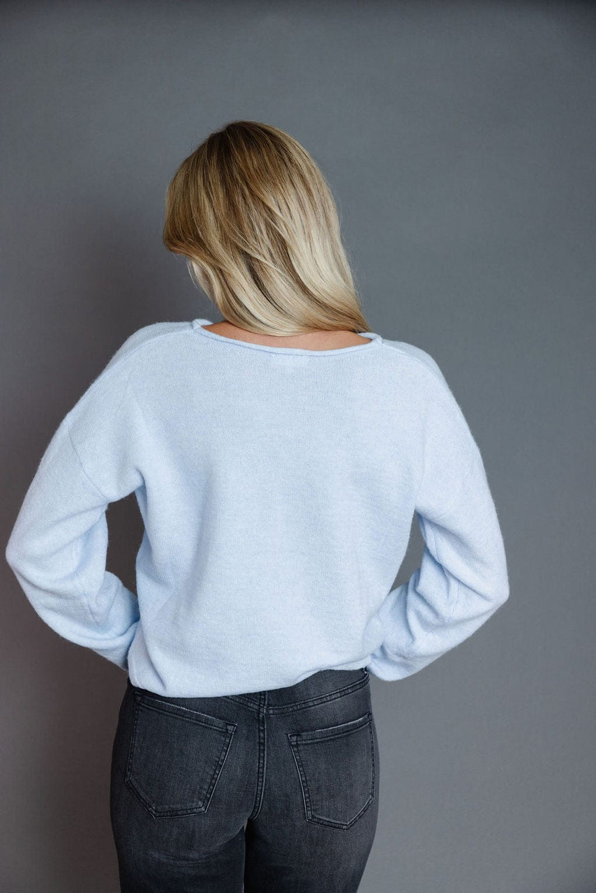 Baby Cardigan in Baby Blue