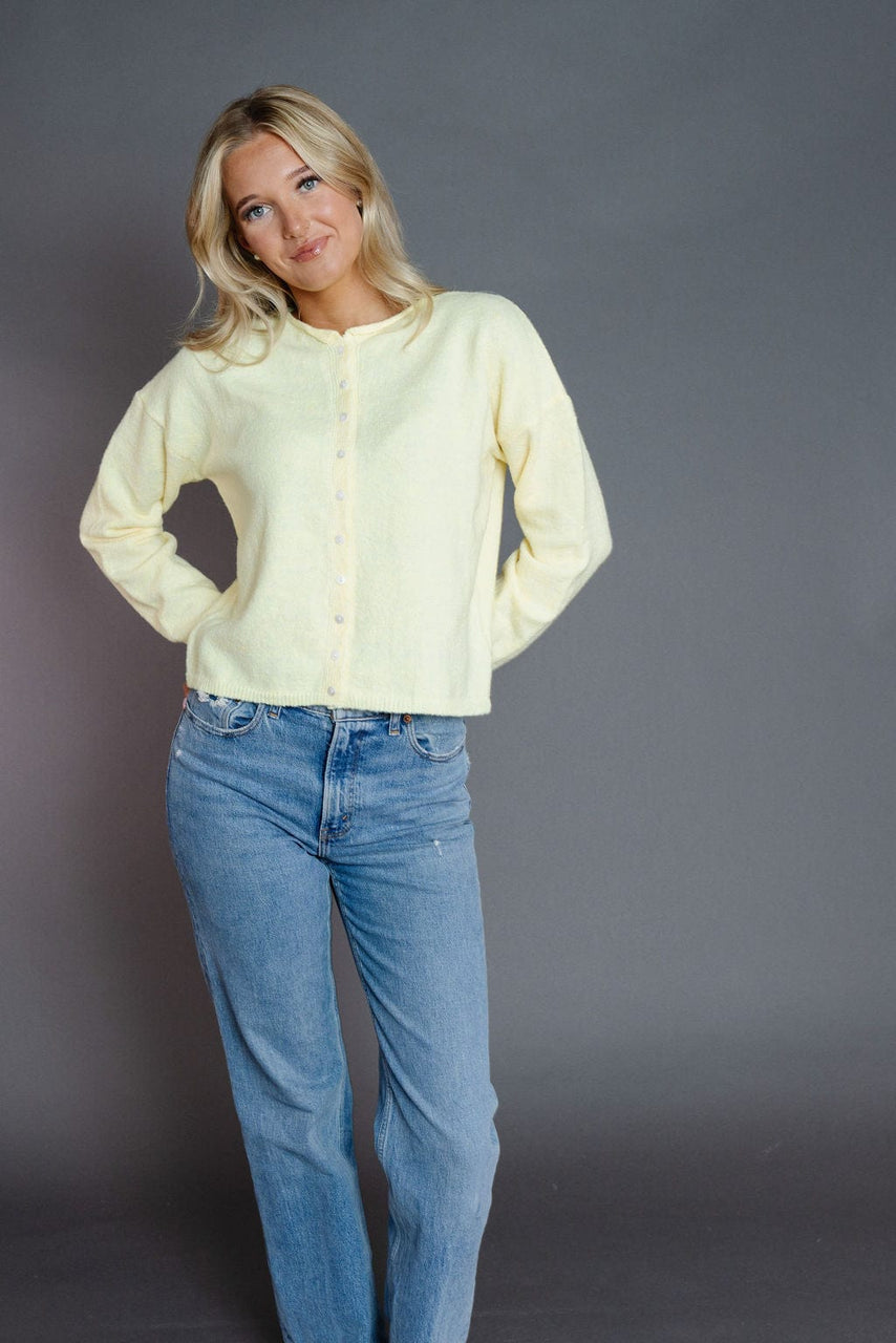 Baby Cardigan in Butter