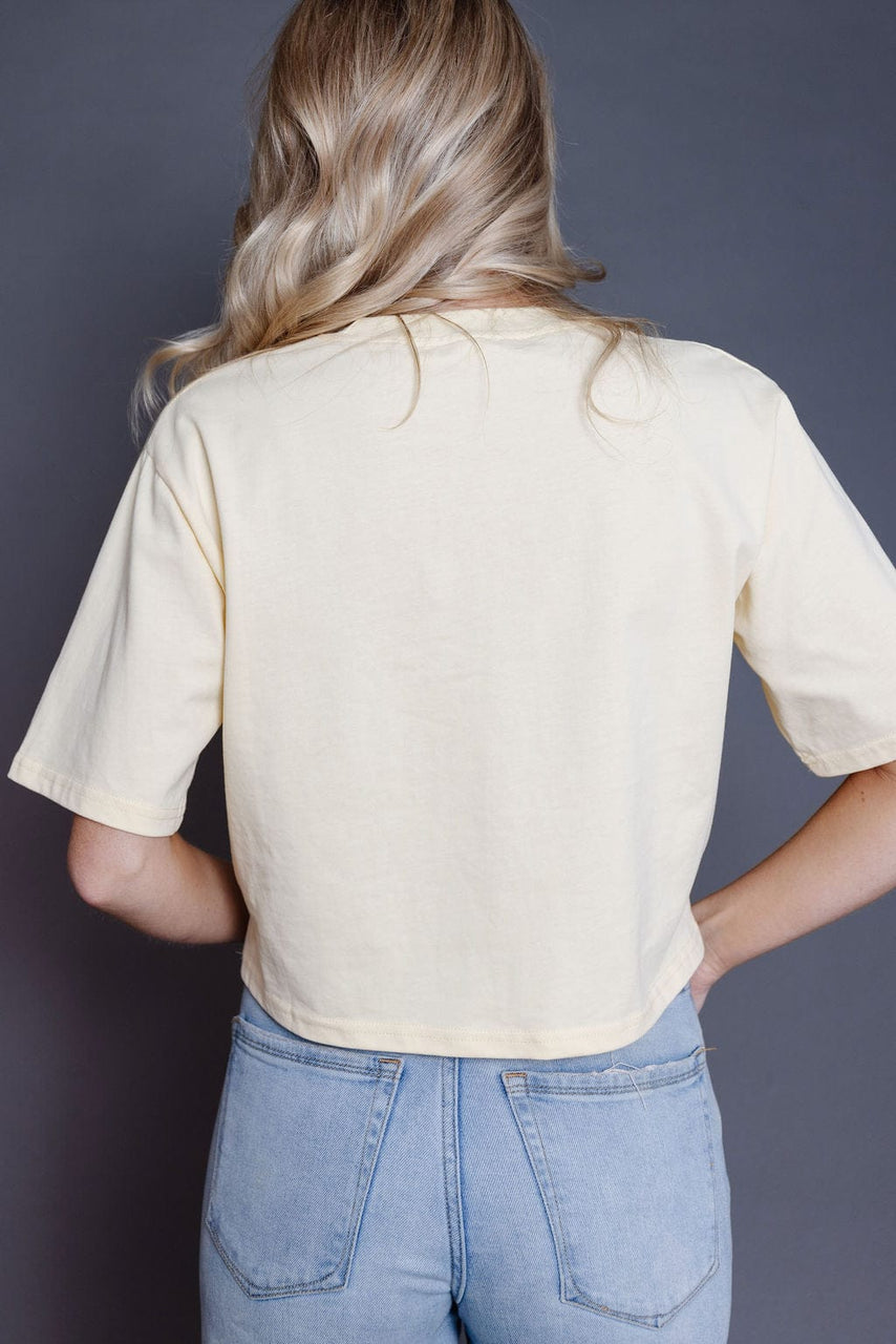 Berne Tee in Butter Yellow
