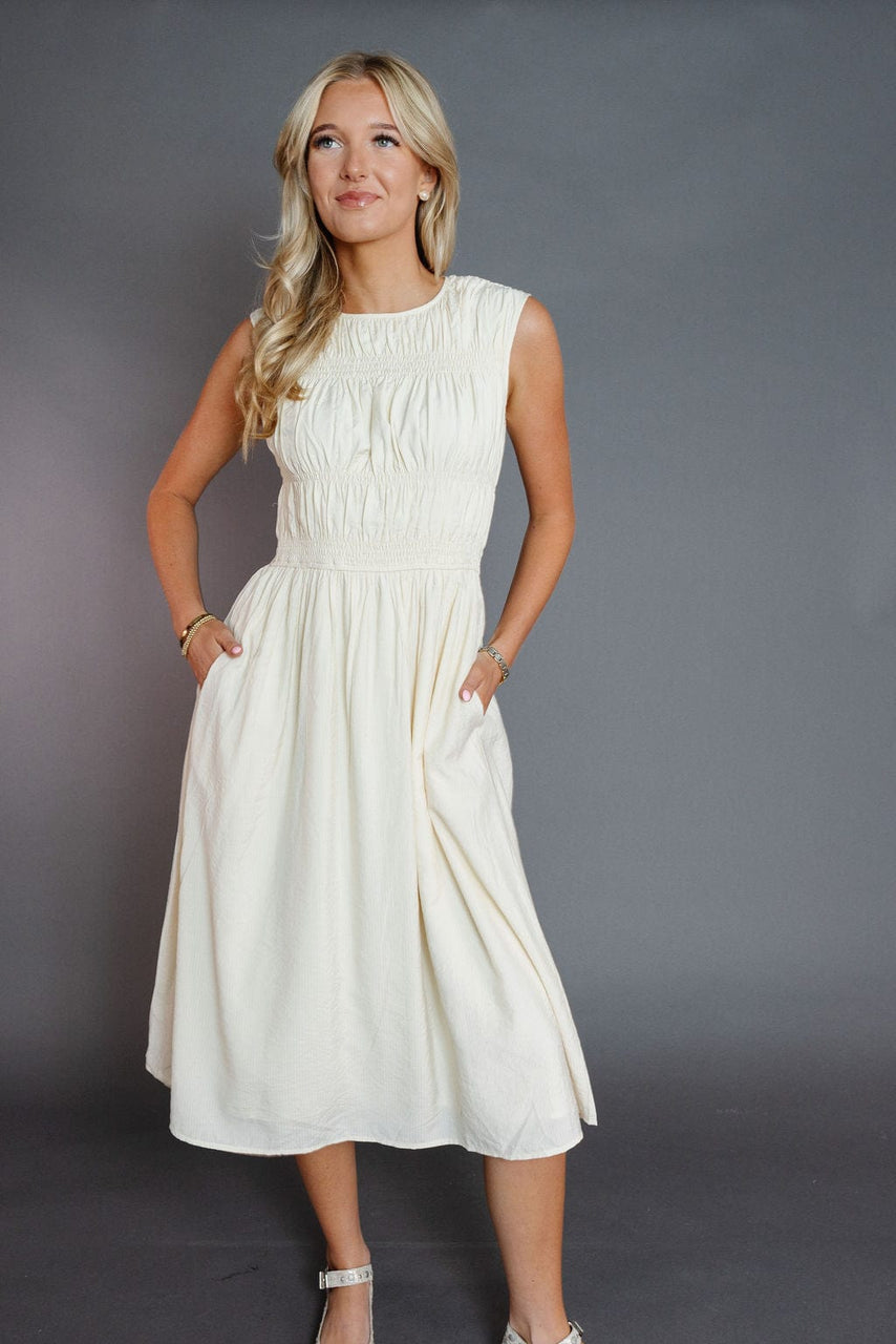 Brenda Dress in Cream
