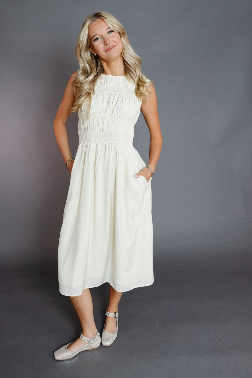 Brenda Dress in Cream
