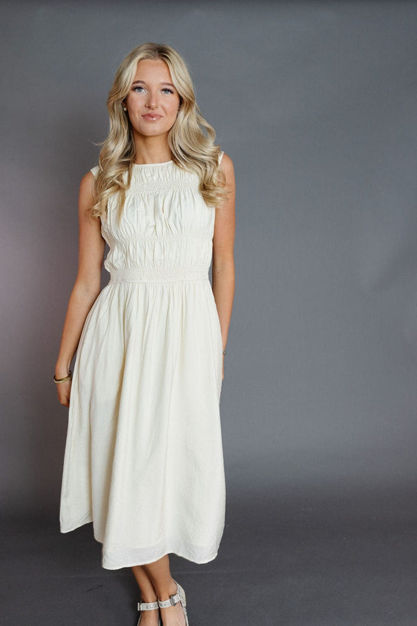 Brenda Dress in Cream
