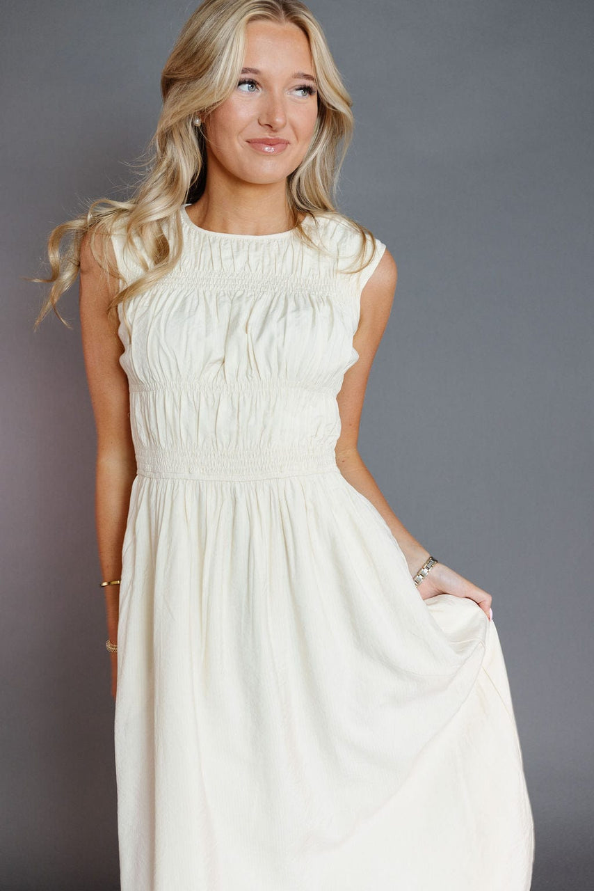 Brenda Dress in Cream