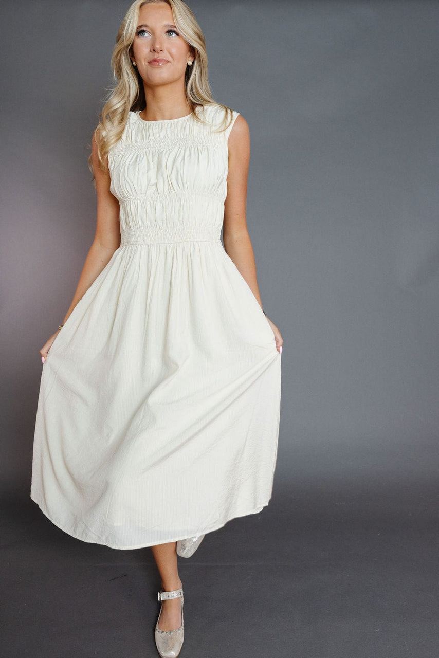 Brenda Dress in Cream