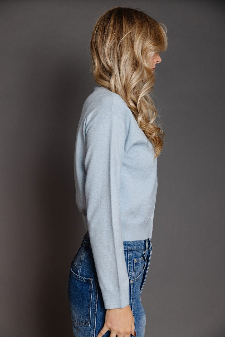 Brookes Cardigan in Blue