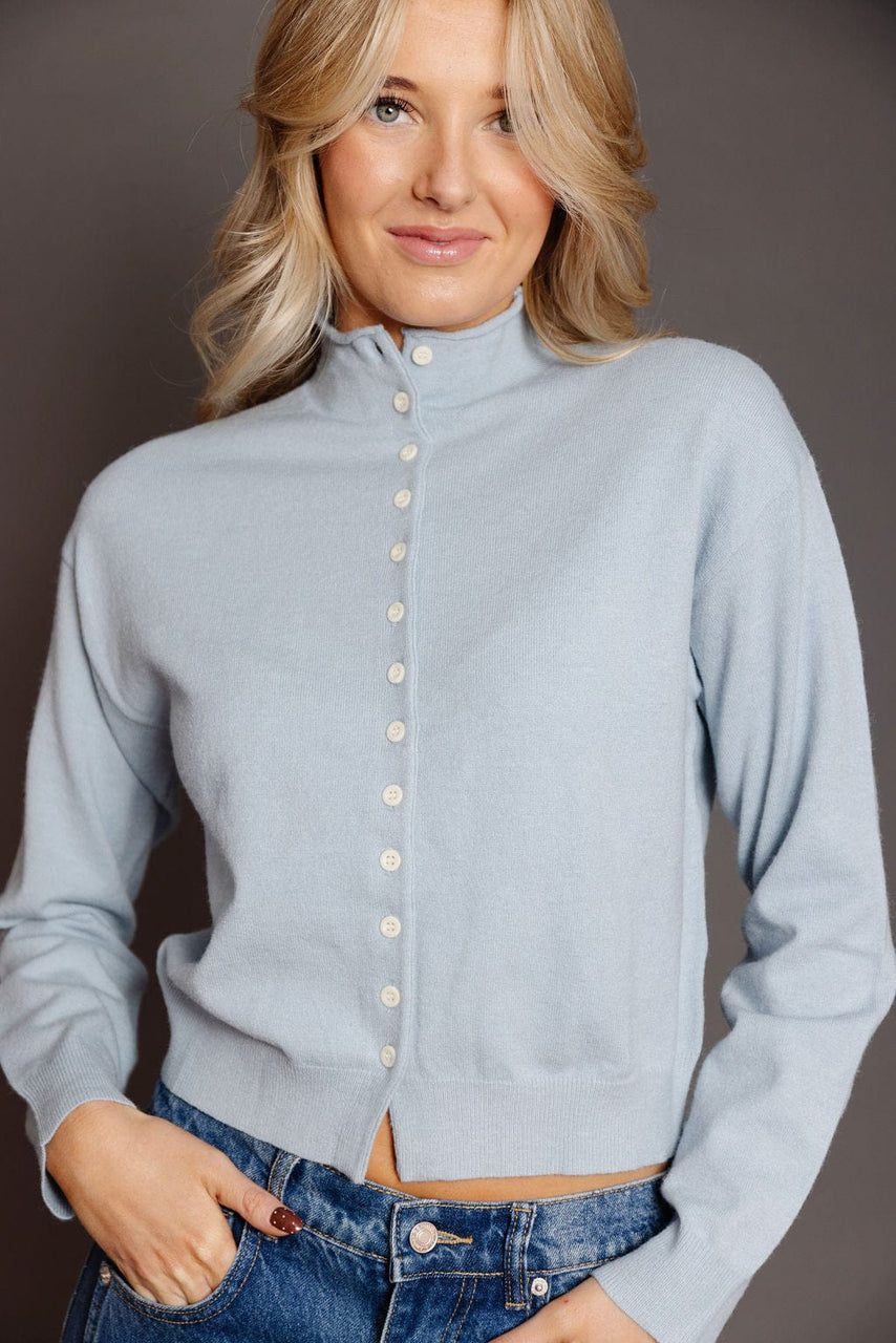 Brookes Cardigan in Blue