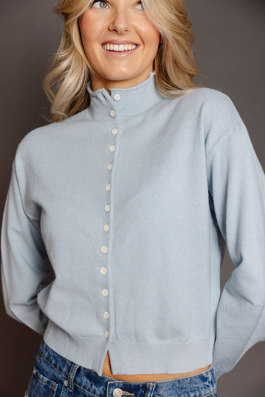 Brookes Cardigan in Blue