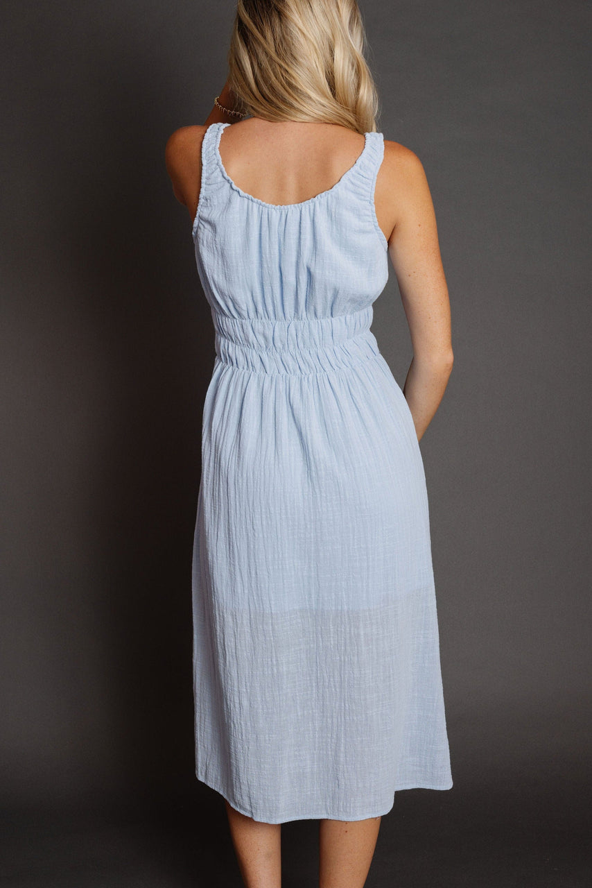 Charmed Dress in Powder Blue