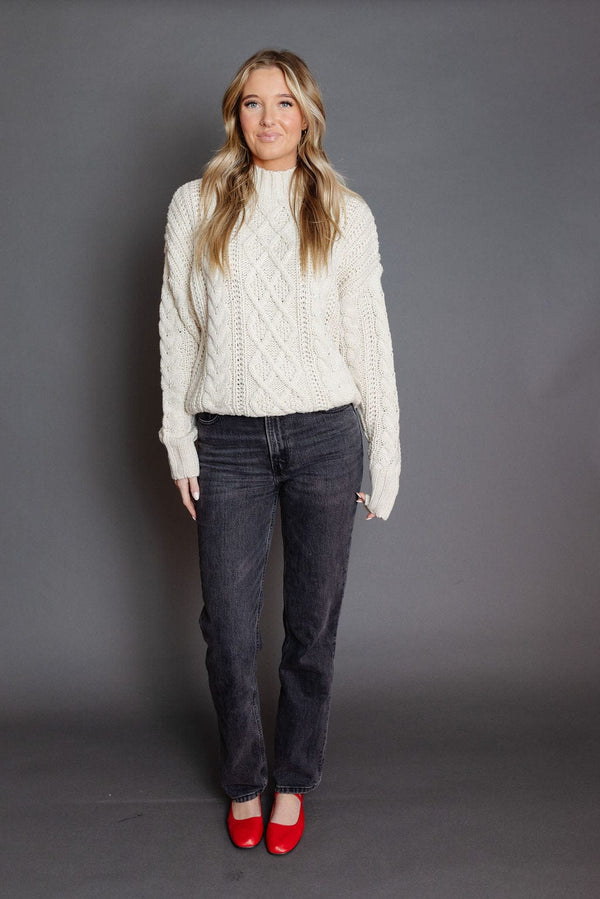 Jaxon Sweater in Cream