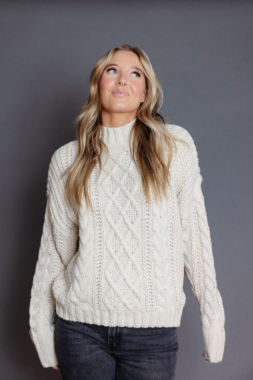 Jaxon Sweater in Cream