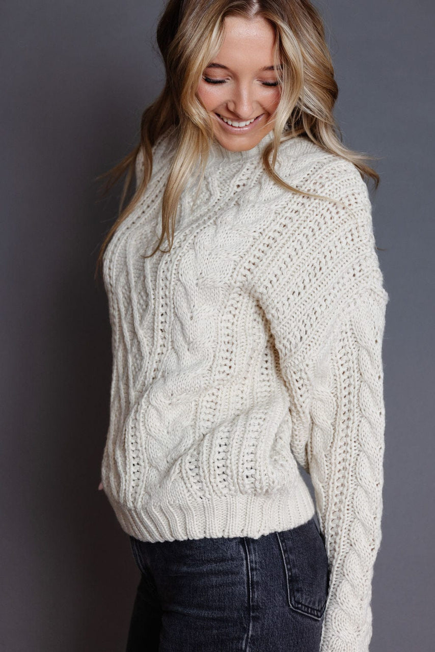 Jaxon Sweater in Cream