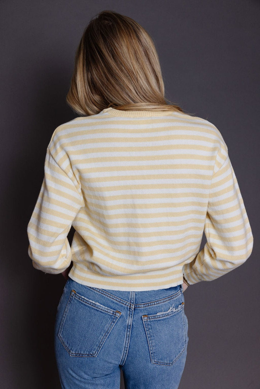 Kinsley Sweater in Yellow/Ivory