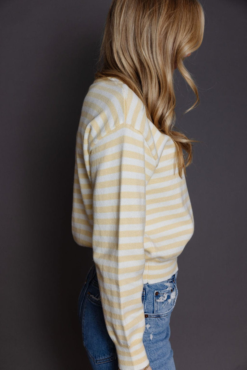 Kinsley Sweater in Yellow/Ivory