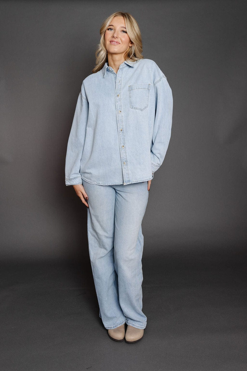 Lalia Shirt in L. Denim