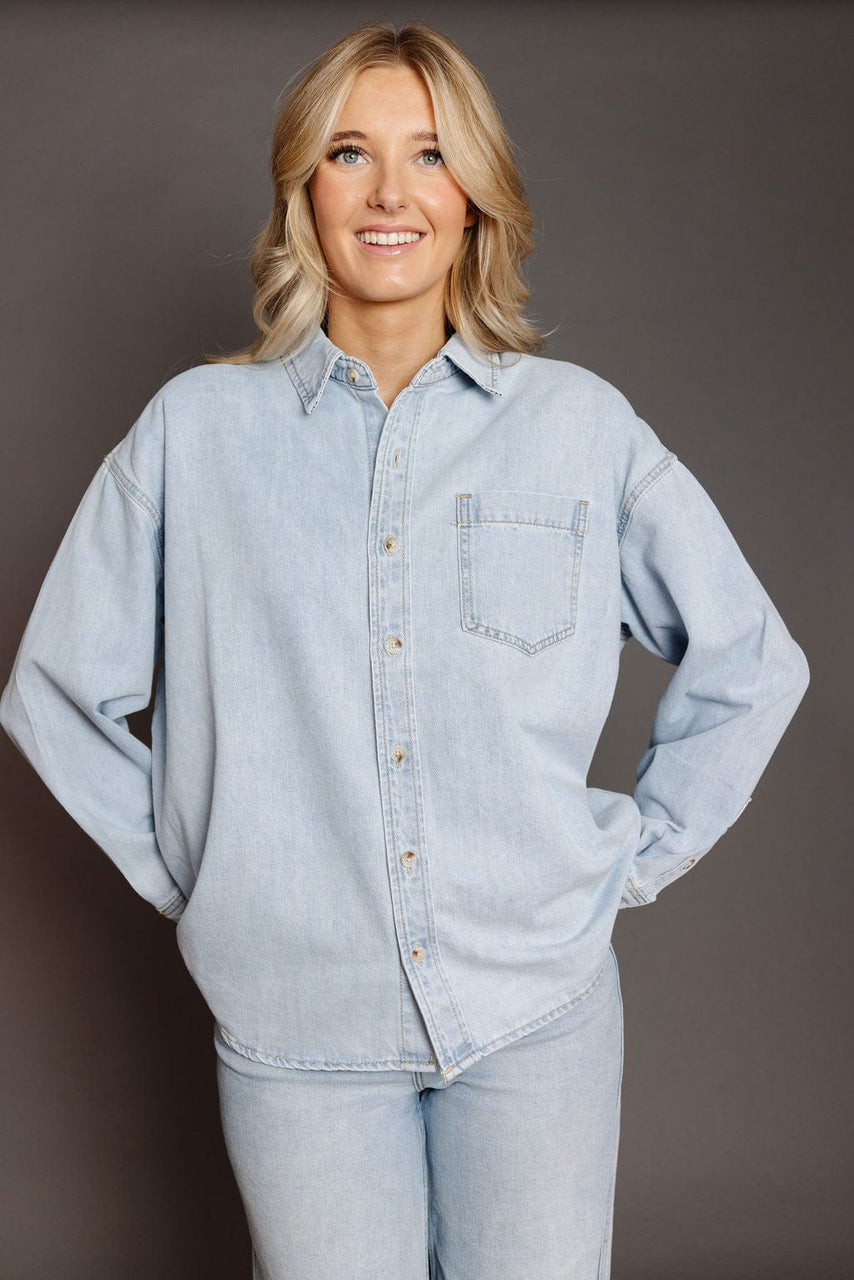 Lalia Shirt in L. Denim