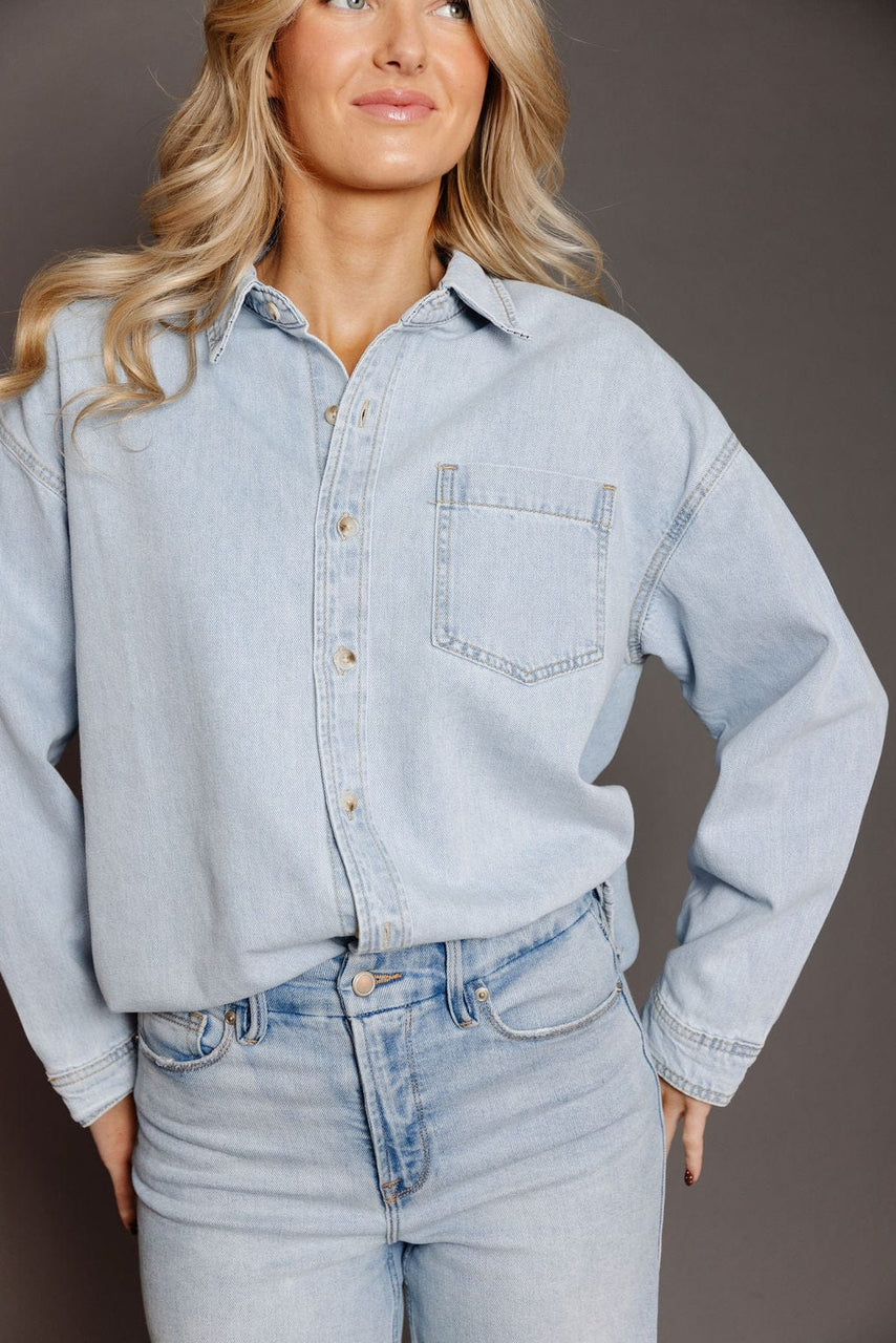 Lalia Shirt in L. Denim
