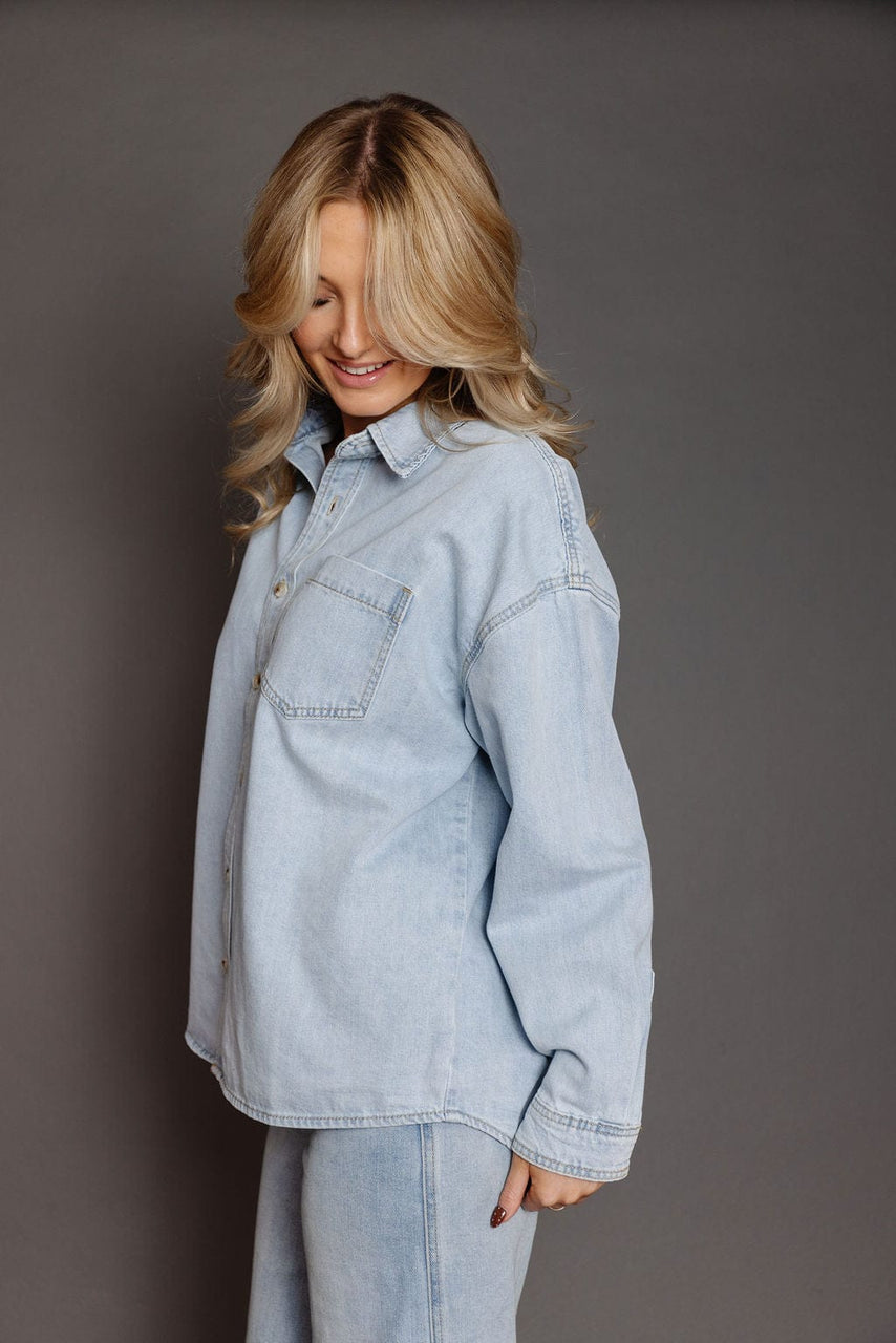 Lalia Shirt in L. Denim